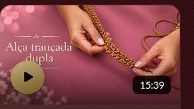Alça Trançada Dupla